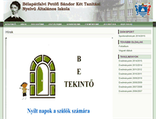 Tablet Screenshot of belapatfalva-iskola.hu